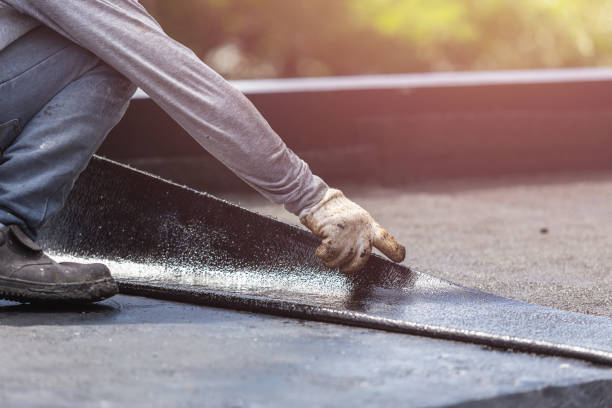 Professional Waterproofing technician working in Canaan, IN